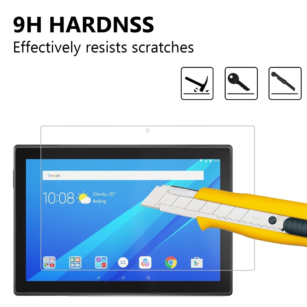 Tempered Glass 9h Pelindung Layar Tablet Lenovo Tab M10 X605F Tb-X605F 10.1 &quot;