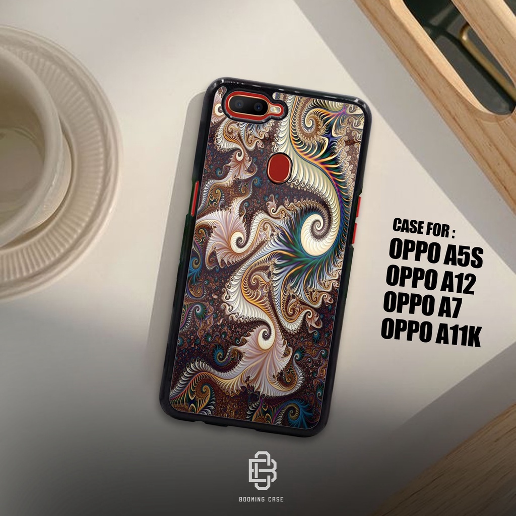 Casing Oppo A5S / A7 / A12 / A11K Hardcase 2D Glossy Case Motif Batik