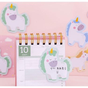 CATTY STICKY NOTE UNICORN - STICKY NOTE KUDA PONI - MEMO MINI UNICORN - MEMO-4