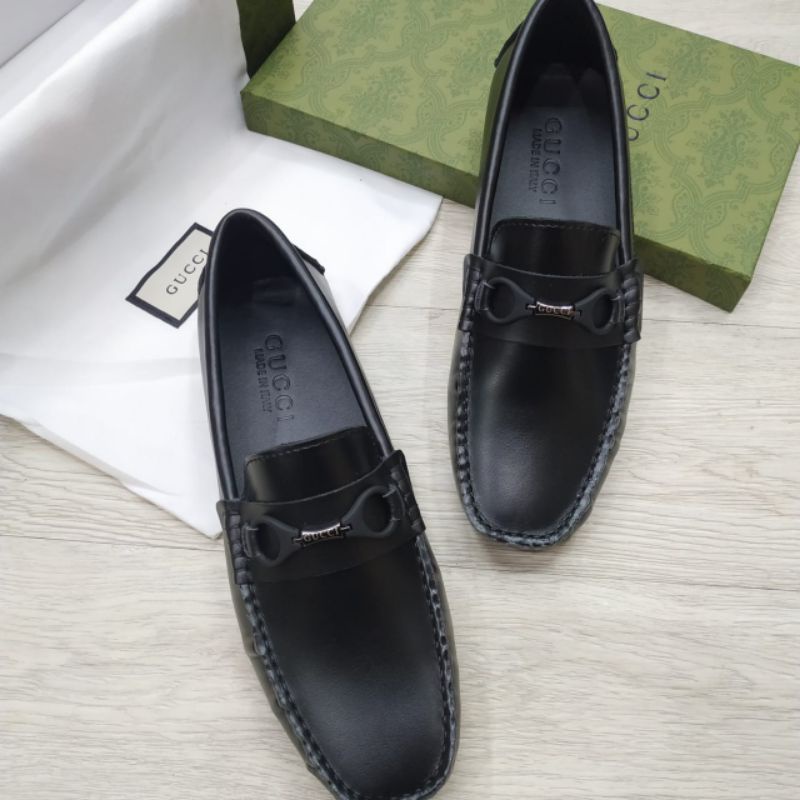 Sepatu loafer pria gucci import quality