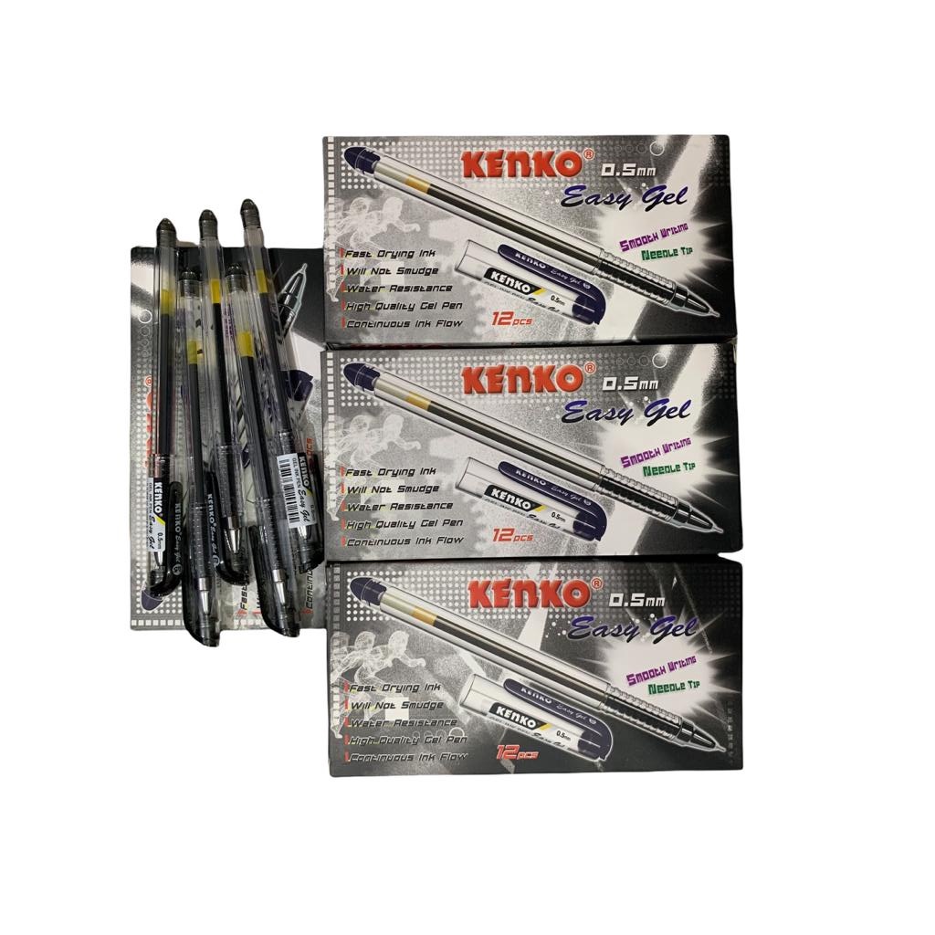 

Pena easy gel kenko 0.5 mm(BEST SELLER)HARGA PER PAK(12 PCS)