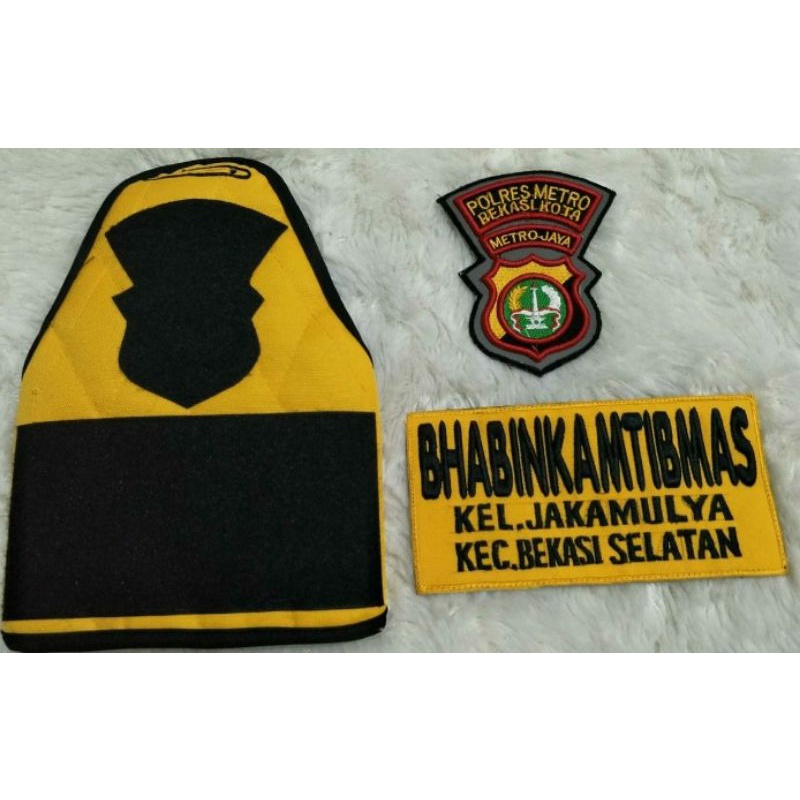ban lengan bhabinkamtibmas - ban lengan bhabinkamtibmas perekat
