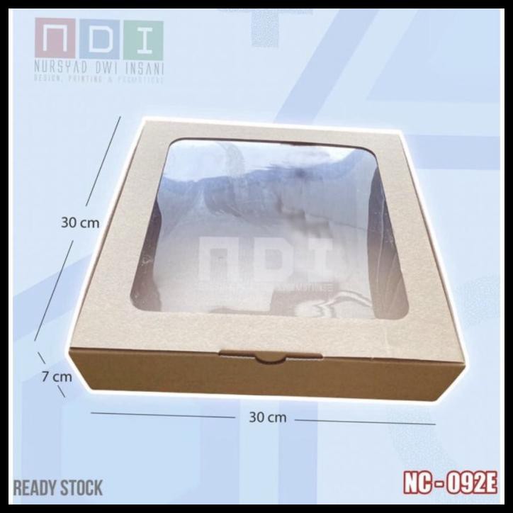

Dus Box Corrugated Tutup Mika 1 Pak (Isi 10Pcs) Uk. 30X30X7Cm