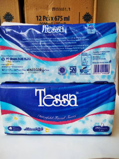 TISSUE TESSA 250S , TISU WAJAH
