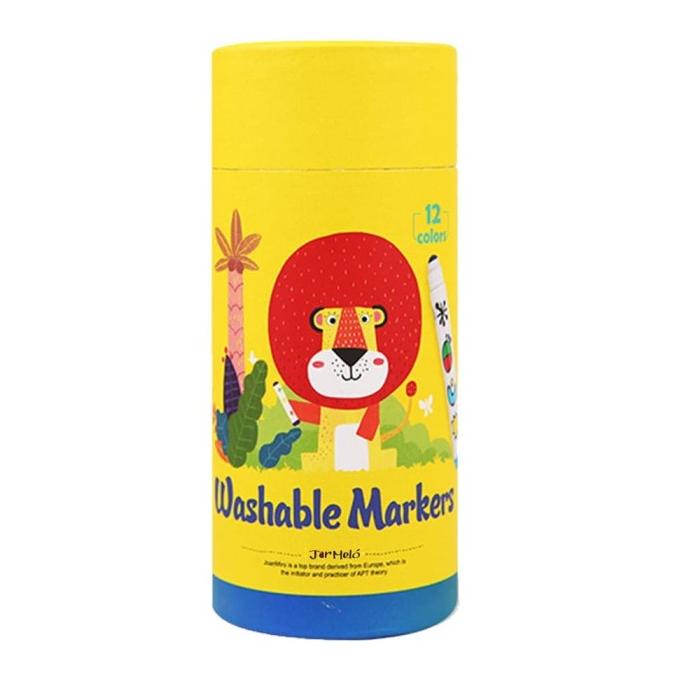 

Joan Miro Special Round Tip Washable Marker 12 colors spidol warna