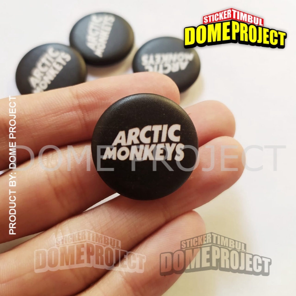 PIN BUTTON BAND ARCTIC MONKEYS SATUAN KECIL 25MM AKSESORIES ROMPI