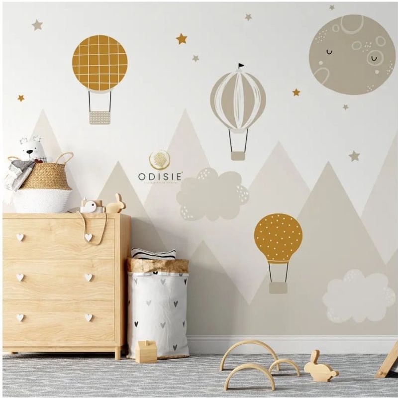 Wallmural Kids by Odisie - Mountain