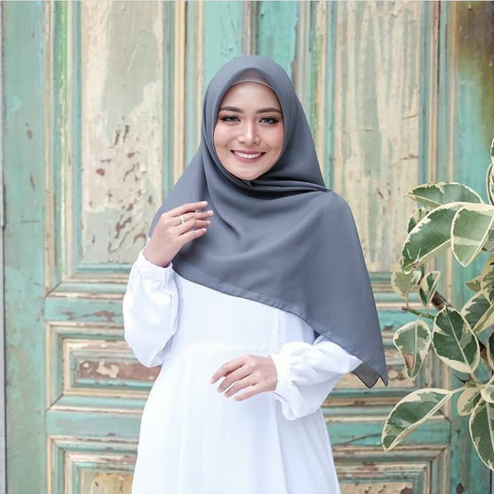 [ COD ] Bella Square 50 Warna Hijab Jilbab Segi Empat Bahan Pollycotton Premium Bisa Cod PGM