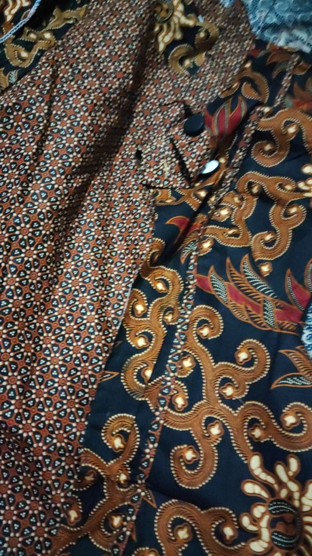 Tunik Zipper Teratai Lawasan Baju Batik Kantoran Wanita Casual Formal Seragaman Katun Halus Premium