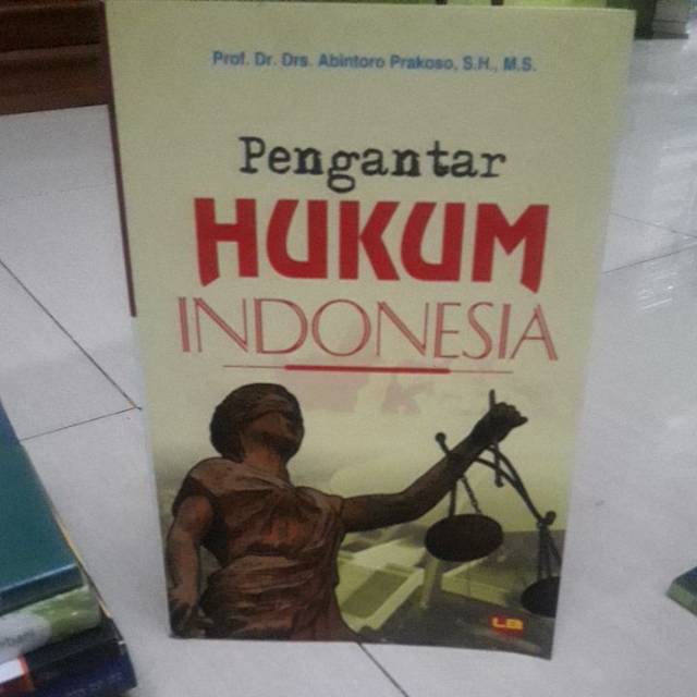 

Pengantar hukum indonesia