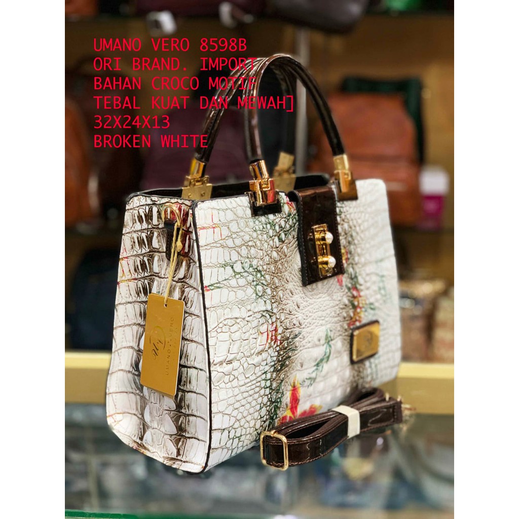 Tas Umano Vero Croco 8598B  JKL 3  batam impor original fashion branded reseller sale