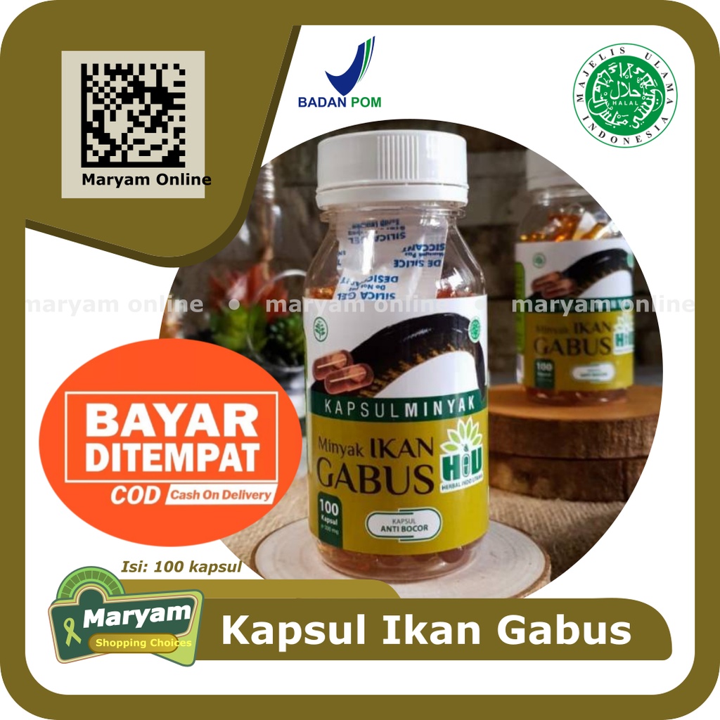 Kapsul Ikan Gabus Original  - Minyak Ikan Gabus Hiu - Kapsul Ikan Gabus Pasca Operasi