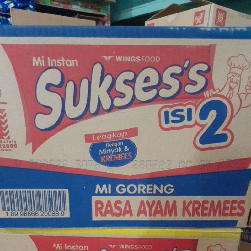 

Sukses ayam kremes 1 dus isi 24x133 gram