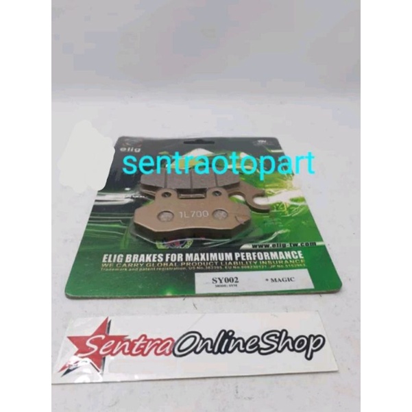 diskpad kampas cakram rem depan benelli 150 ducati apprilia elig SY002