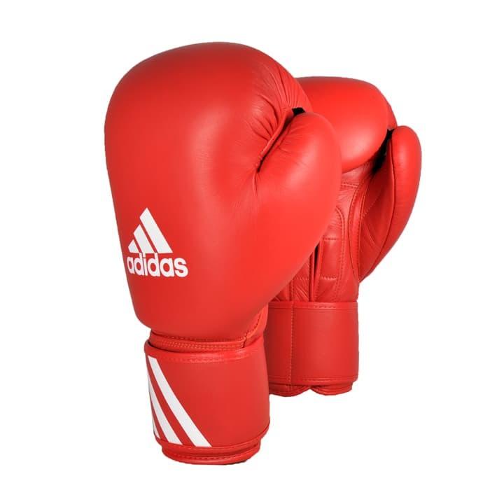 Adidas AIBA Boxing Glove -Red White - AIBAG1 Berkualitas