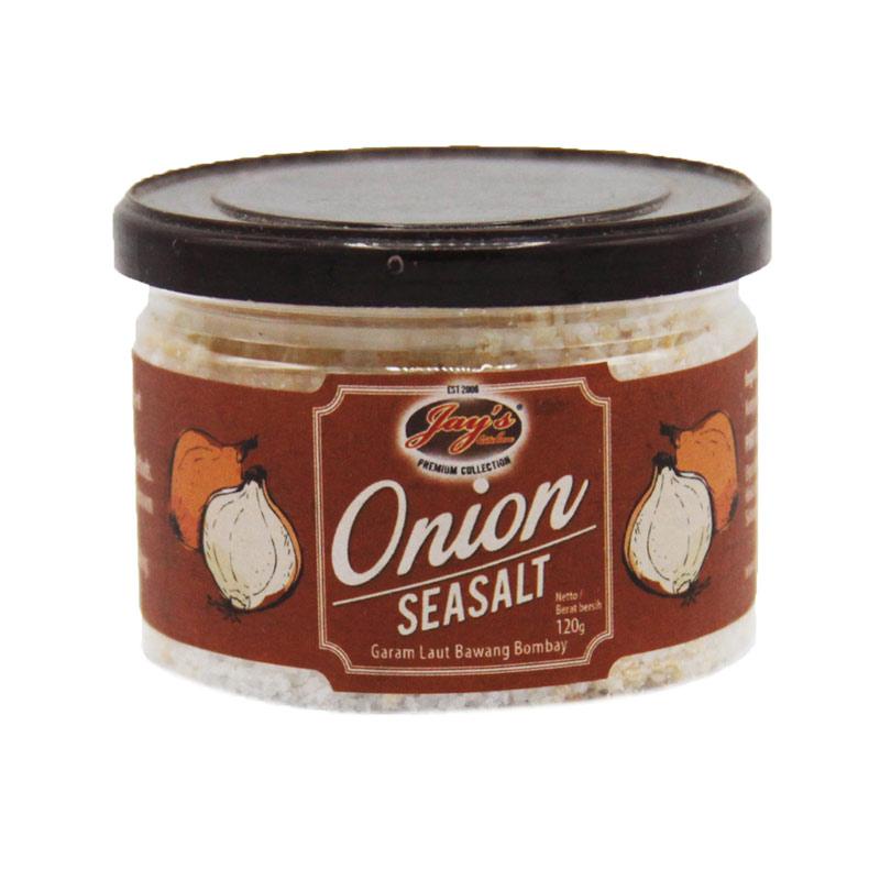 

JAYS ONION SEASALT 120 GR / GARAM LAUT DENGAN BAWANG BOMBAY / BUMBU MASA