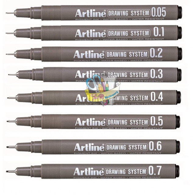 

ARTLINE Drawing Pen 0.05-0.8 [Box isi 12]
