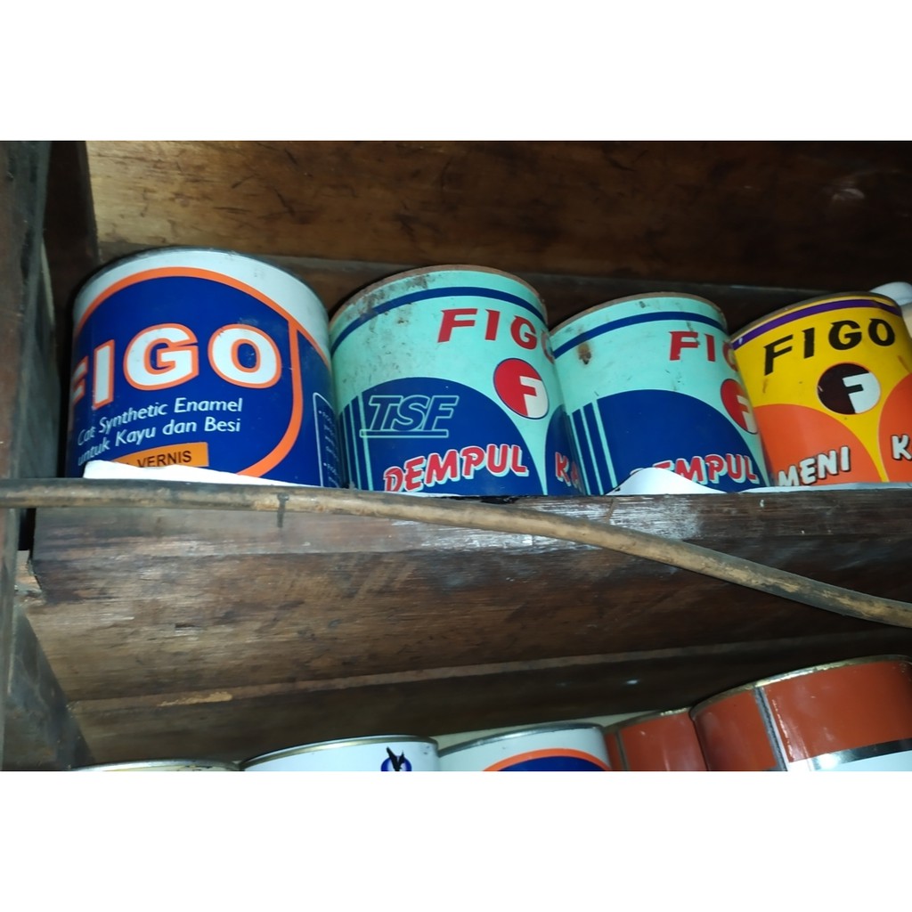 Cat Figo Vernis / Figo Dempul / Figo Meni Kayu Kaleng