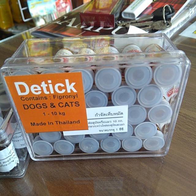 Detick 1ml obat kutu caplak anjing kucing 1-10kg