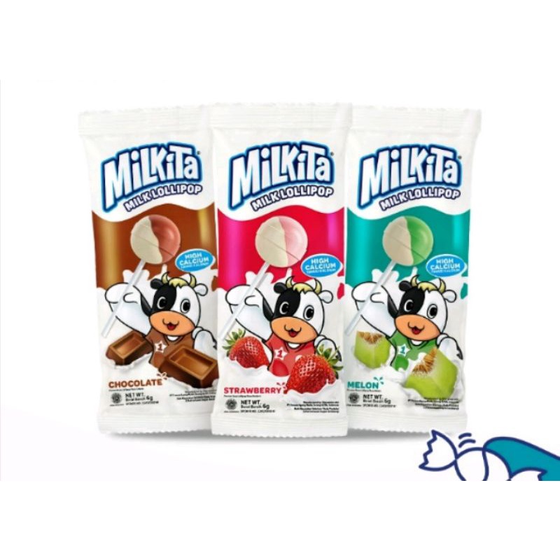 

permen milkita Lolipop renceng (kemasan 1000)