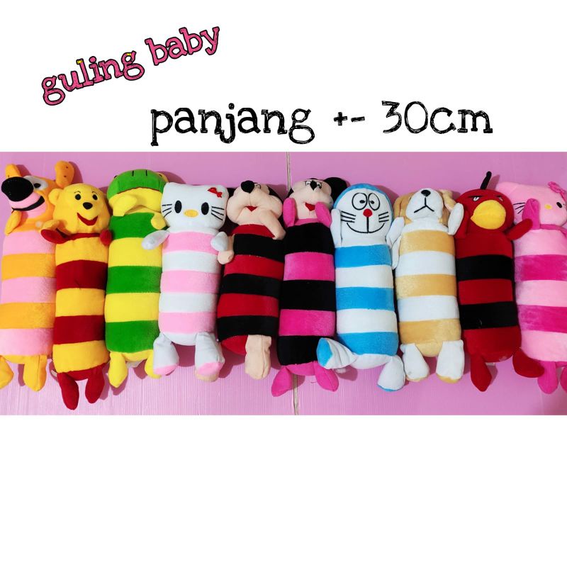guling boneka mini belang animal series panda hello kitty beruang