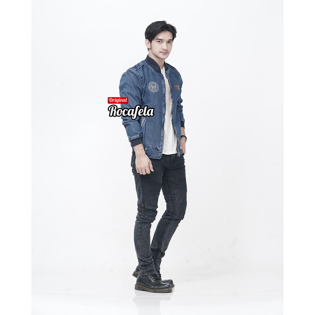 Keyzha - Jaket Jeans Pria / Jaket Jeans Original / Jaket Jeans Terbaru / KJ009