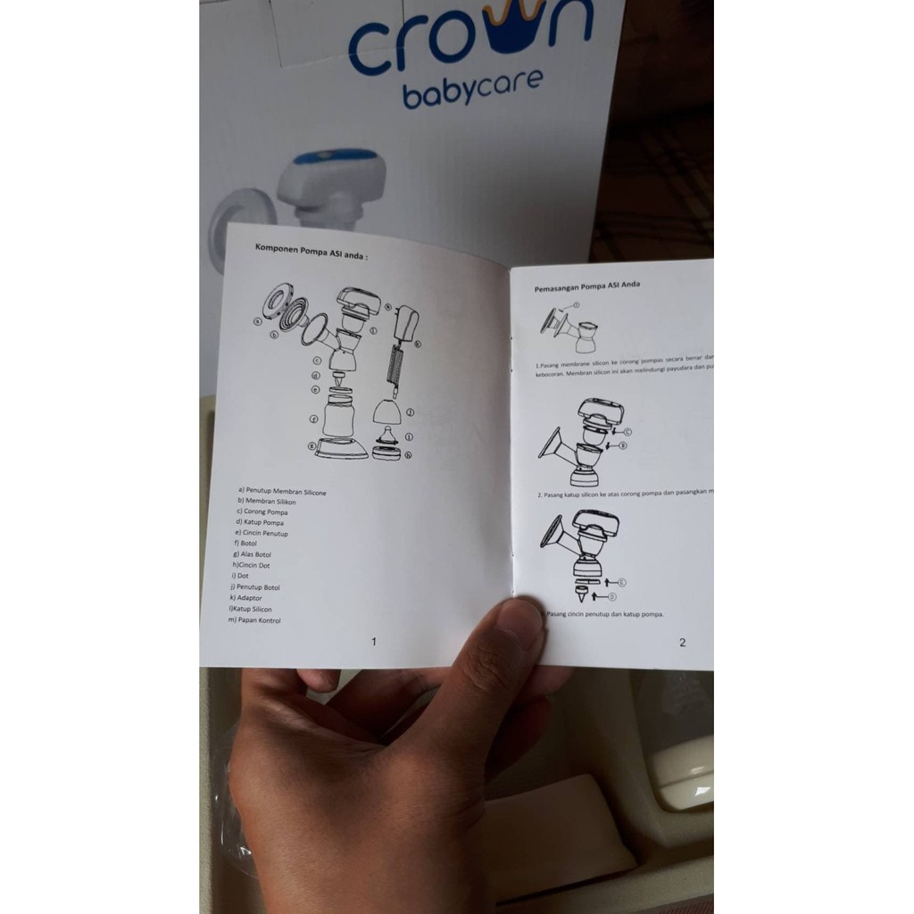 Crown Baby [Electric] Breast Pump / Pompa Asi Elektrik