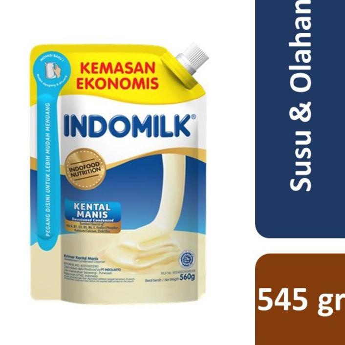 

ス INDOMILK Kental Manis Putih Pouch 545 g Kekinian