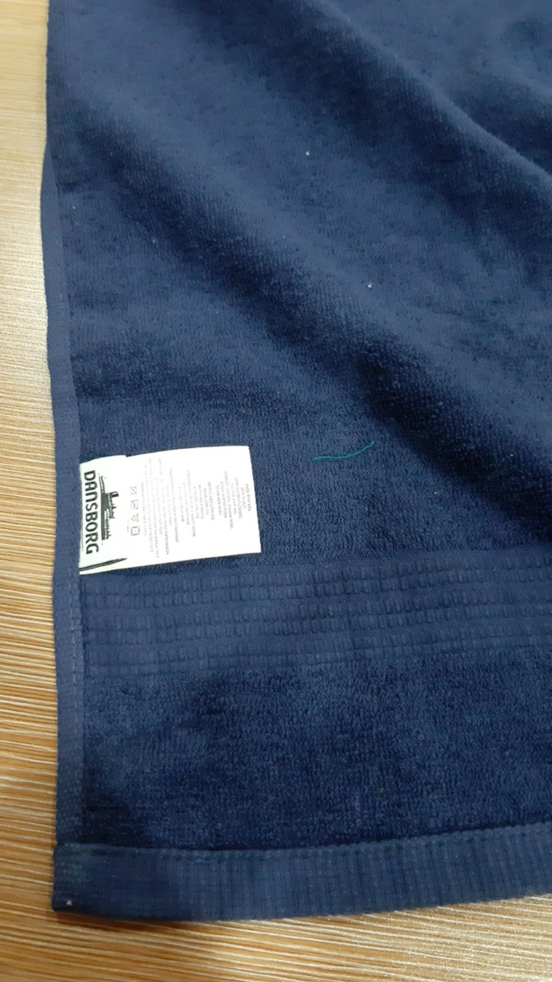 Jysk Handuk Towel Dansborg 34x80cm Navy Blue