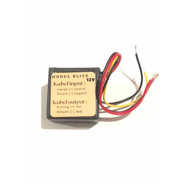 MODUL LAMPU LED KILAT BLITZ PESAWAT 12 VOLT UNTUK MOTOR DAN MOBIL