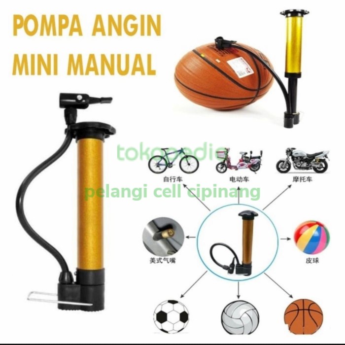 POMPA ANGIN PORTABLE / POMPA ANGIN SEPEDA DAN MOTOR