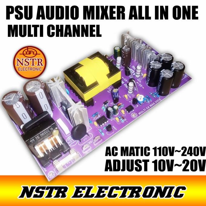 smps psu mixer audio universal multi ch