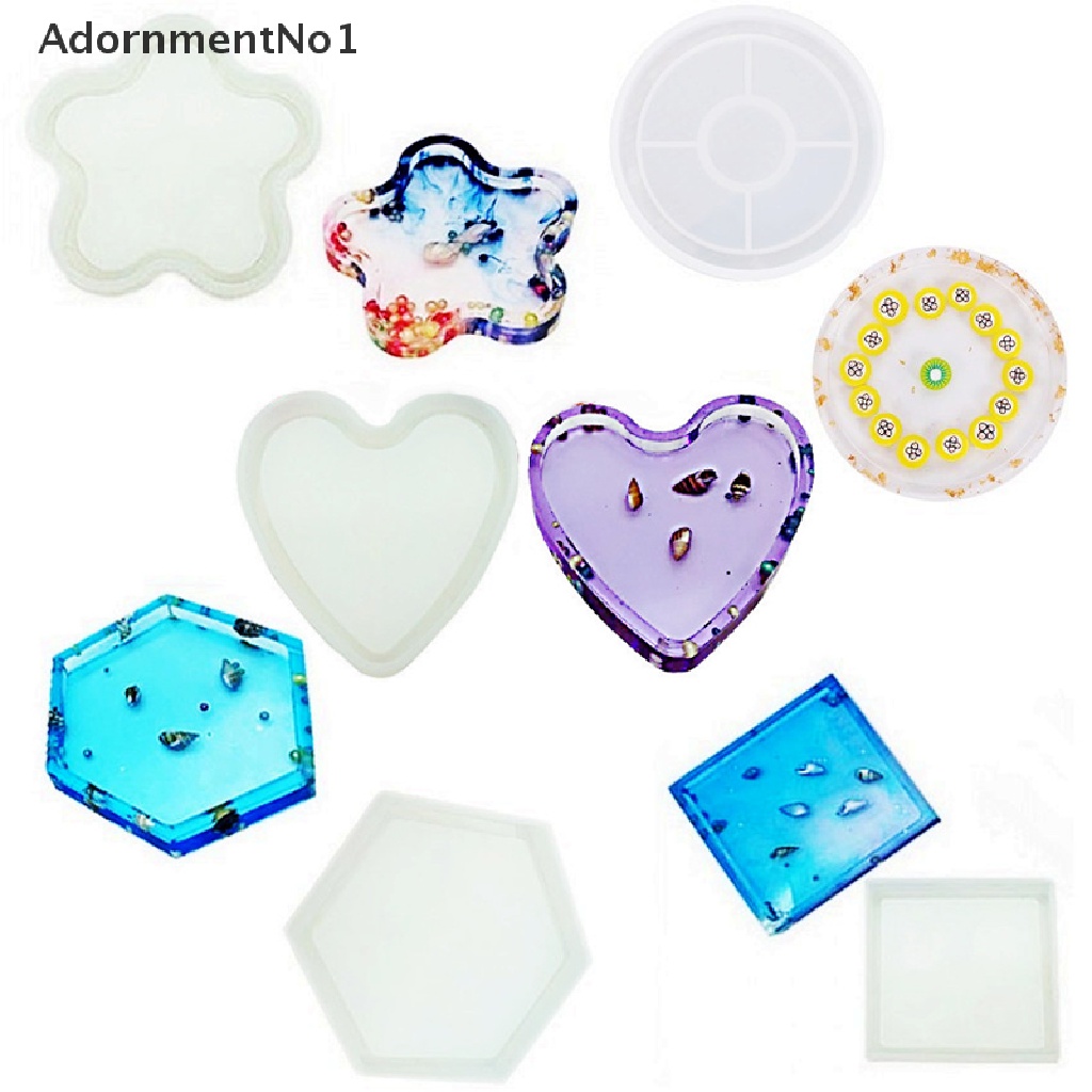 (AdornmentNo1) Cetakan Resin DIY Bahan Silikon Untuk Kerajinan Tangan