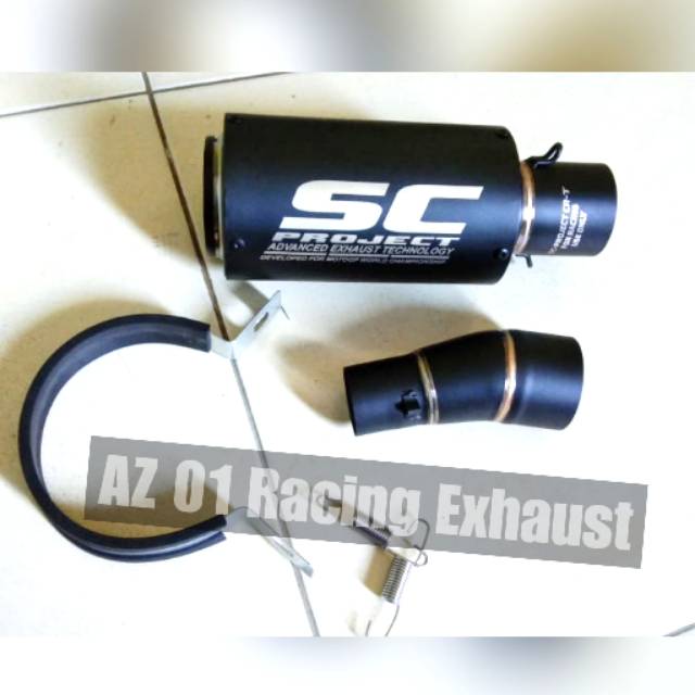 Knalpot Sc project Black doff new CB150R CBR150R facelift Sc project slip on new CB150R CBR150R