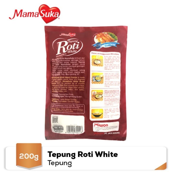 

b011tee Mamasuka Tepung Roti 200 Gr Da01D100