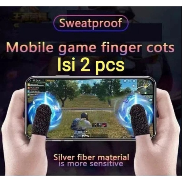 SARUNG TANGAN JEMPOL JARI GAME GAMING GAMER GAMERS MURAH UNTUK FF ML ANTI BASAH KERINGAT GRATIS ONGK