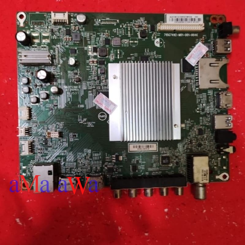 MB mainboard mesin tv led sharp LC 50LE570 X - 50LE570X original