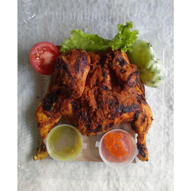 

ayam bakar satu ekor utuh bumbu rujak