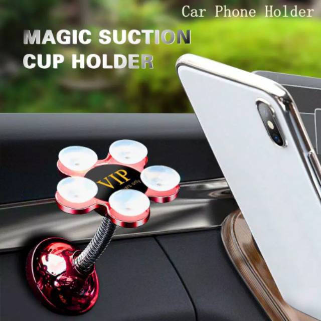 Car Phone Holder FLOWER Stand Dudukan Tablet Mini Pod Stand Besi Flexible Holder iPad Stick Holder