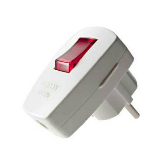 Steker Uticon + Saklar S-228 / S-228N / S228N / Steker Arde Uticon
