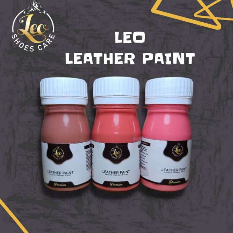 Cat Sepatu Kulit Leo Leather Paint - Cat Tas Midsole Rubber Boost Jok Jaket Sofa