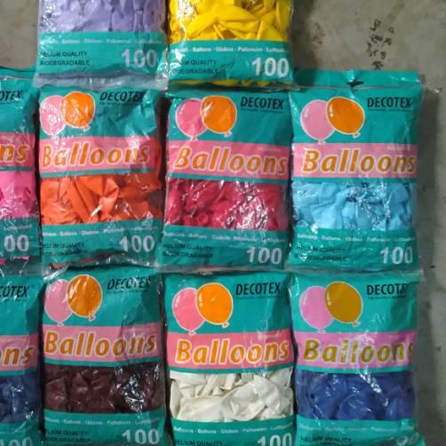 [GROSIR] Balon Latex Doff Decotex/Balon Karet/Grosir Balon Decorasi