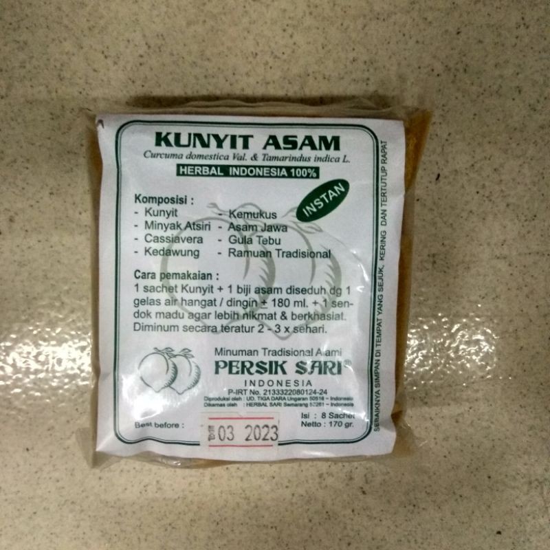 

Asam kunyit