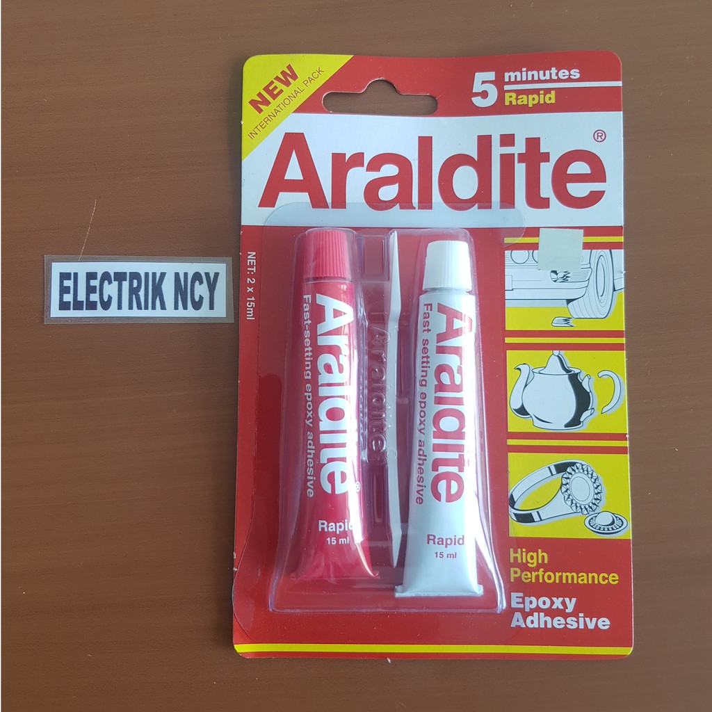 

Araldite Merah 5 Menit Rapid - Lem Epoxy Besi