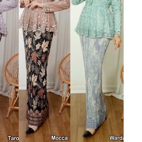 ADE> KEBAYA TULLE MARSYA OUTIFT WISUDA CANTIK / BAJU KEBAYA PESTA MODERN /KEBAYA TULLE BORDIR