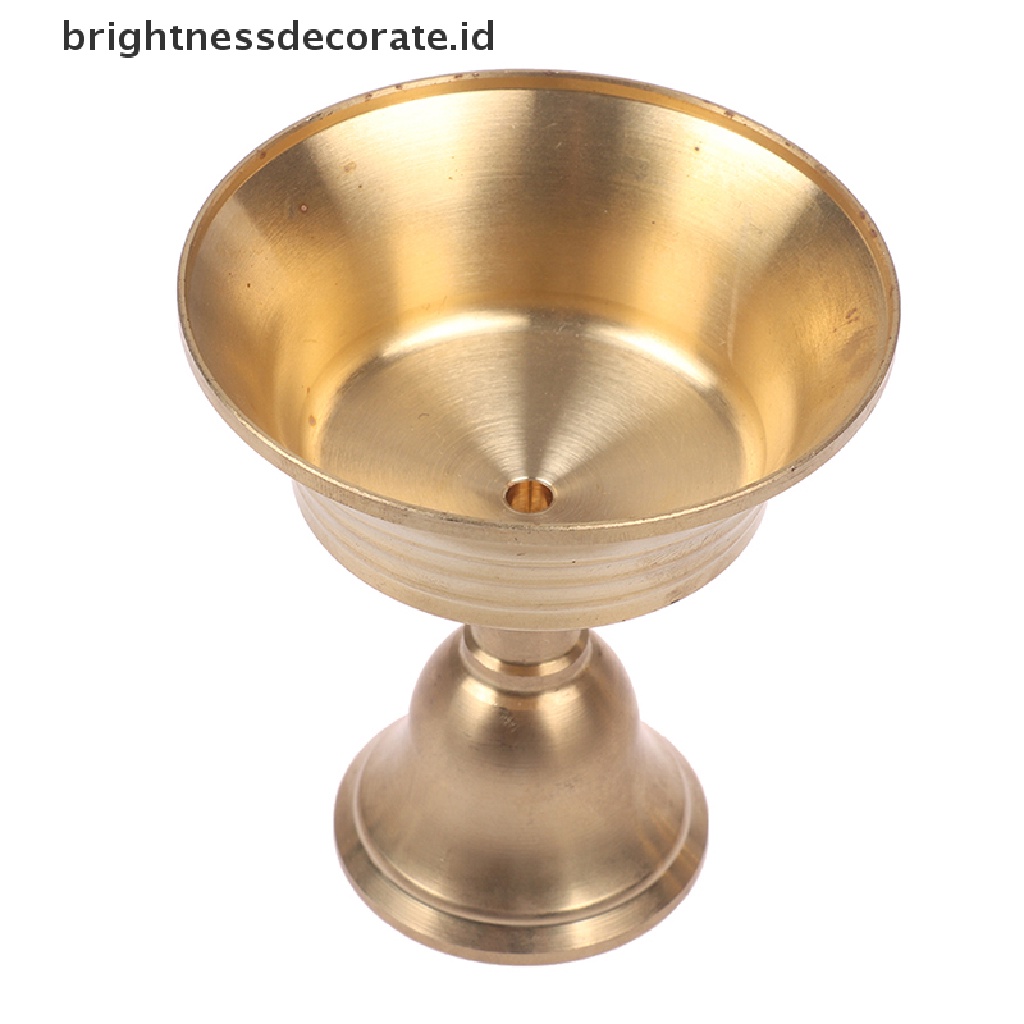 Tempat Lilin Bahan Tembaga Alloy Warna Emas Aneka Ukuran Untuk Dekorasi Rumah