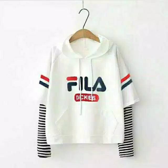 VLR   -   SWEATER HOODIE XL FILLA DIKIES bahan babyterry  ...