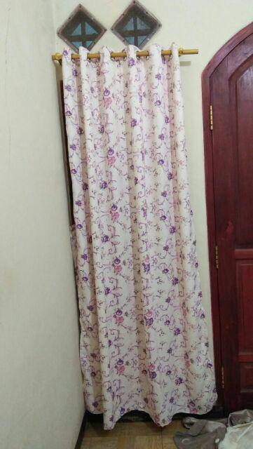 Gorden Pintu Karakter My Little Pony Pink Muda Model Smokering Ukuran L 140 Cm X T 210 Cm