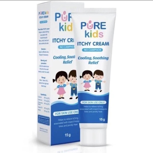 PERA50 PURE KIDS ITCHY CREAM PEREDA GATAL ANAK exp bln 01 2024