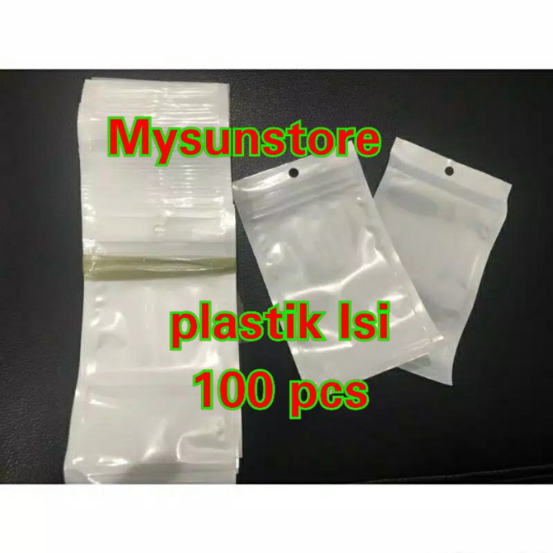 Packing Plastik 8,5x16 clip Ziplock Zipper Zip Lock 8.5 x 16 cm Mysunstore